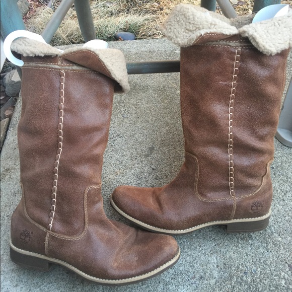 timberland boots with fur inside women's